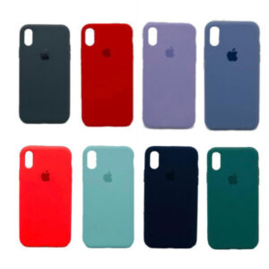 Apple Logo Silicone Case iPhone Series