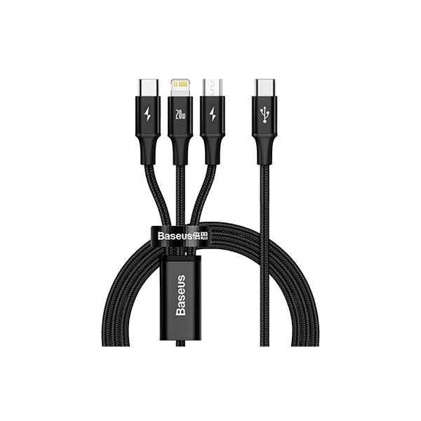 Baseus Rapid 3-in-1 USB Type-C Cable CAMLT-SC01 - 1.5m