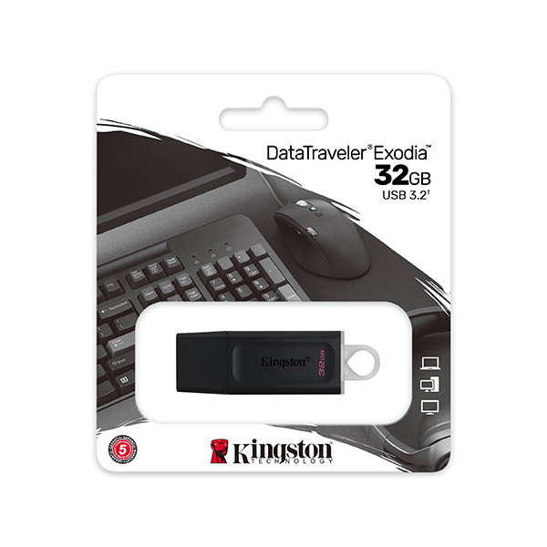 Kingston 32GB DataTraveler Exodia USB 3.2 Flash Drive