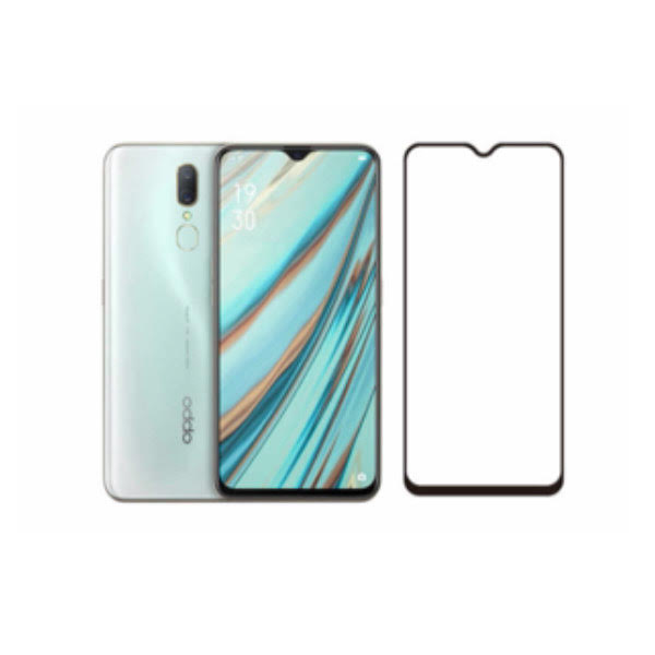 Oppo A9x Full Glue Tempered Glass Screen Protector 37left.lk