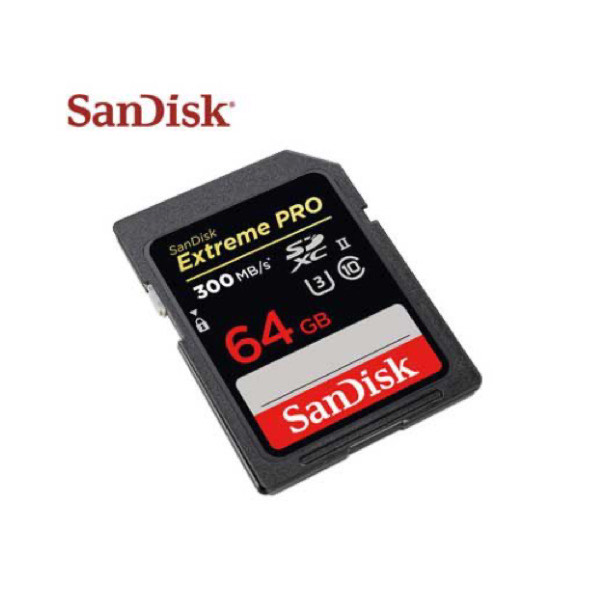 SanDisk Extreme Pro SDXC, UHS-II SDXDK 64GB