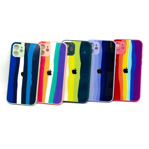 Rainbow Glass Back Cover for iPhone
