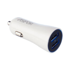 Aspor A902 Dual USB Car Charger IQ Output with Intelligent Identification