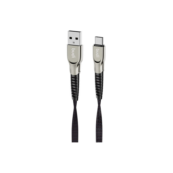 Budi Type-C ChargeSync Aluminum Shell 2.4A Braided Cable DC213T10B