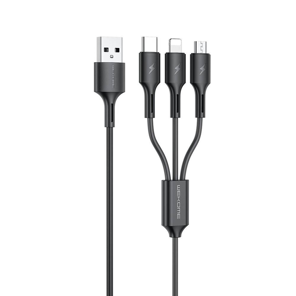 Wekome Upine Series 3 in 1 Charging Cable 1.2m (WDC-137)
