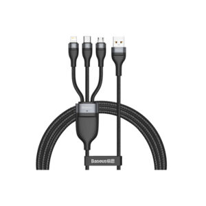 Baseus Flash Series Two-for-Three Micro, Lightning and USB-C Cable 100W