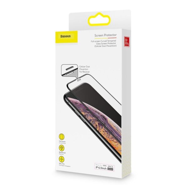 Baseus Full-Screen Curved Tempered Glass (Cellular Dust Prevention) 2Pcs
