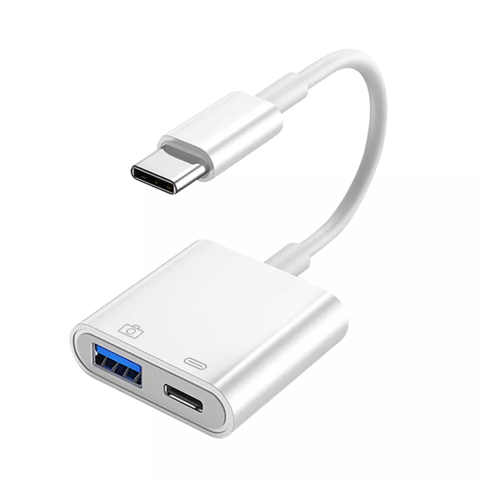 Coteetci 33017 USB-C OTG 2 in 1 Adapter - OTC.LK