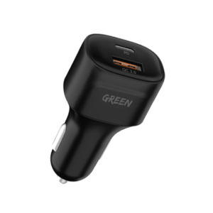 Green Lion Compact Dual Port USB Car Charger 20W