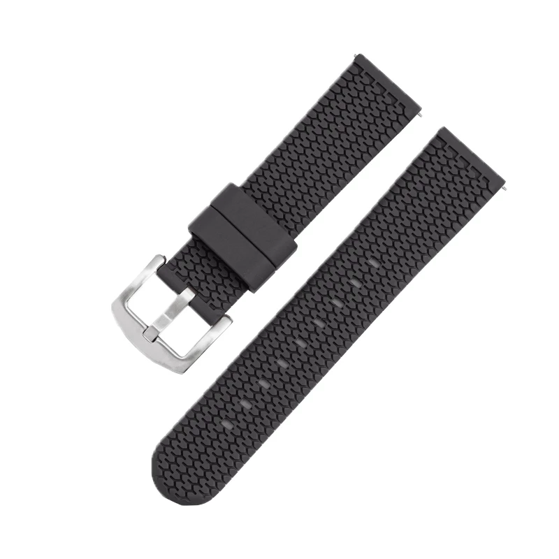 TPU Rubber Strap with Quick Release for 22mm Watches - OTC.LK
