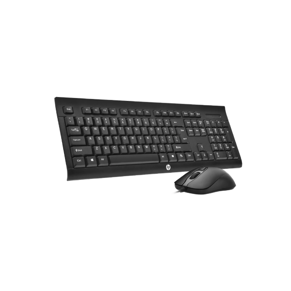 HP km100 Waterproof USB Wired Gaming Keyboard Mouse Combo