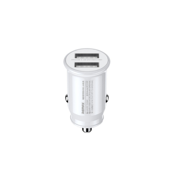 Remax mini 12W 2.4A 2USB mini Standard car charger adapter (RCC239)
