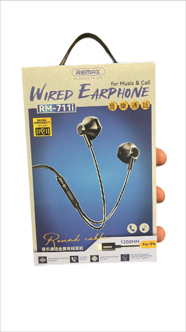 Remax RM-711i Stereo Wired Earphone - OTC.LK