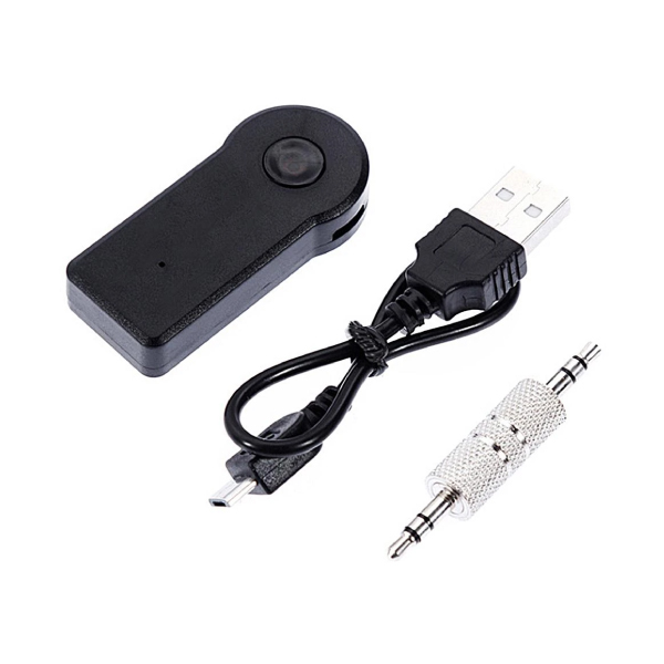 Bluetooth Adapter Audio Music Receiver with 3.5mm aux Cable Compatible with  car Media Player 