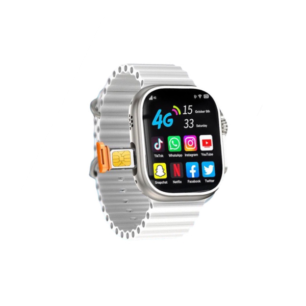 Modio 4G Sim Ultra Smartwatch with 3 Pairs Strap - OTC.LK