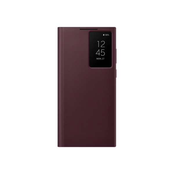Samsung Galaxy S22 Ultra Clear View Cover - Maroon