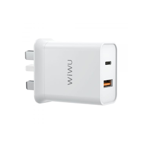 WiWU RY-20 Comet USB-C + QC3.0 Power Adapter 20W