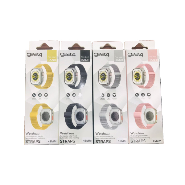 Gear4 Fine Steel Watch Band Straps 45mm 37left.lk