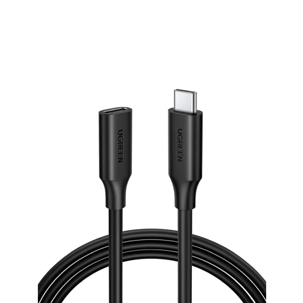 Ugreen 10387 USB C Male To Female Gen 2 Extension Cable – 1m