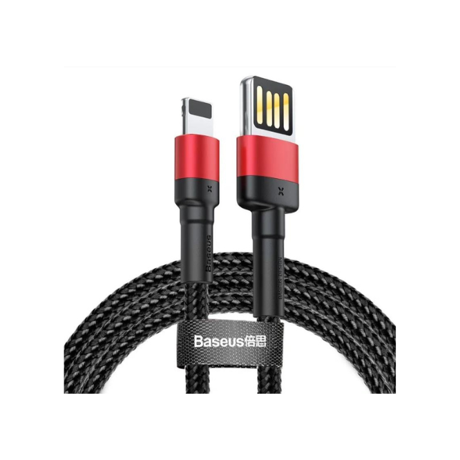 Baseus USB to Lightning Cable Double Sided 2.4A 1m - CALKLF-G91