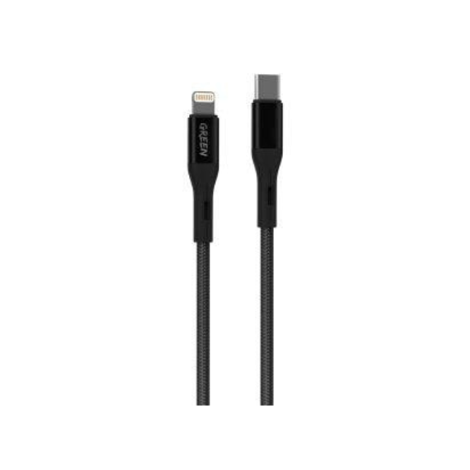 Green Lion USB C To Lightning PD 20W Charge & Sync Cable 1m