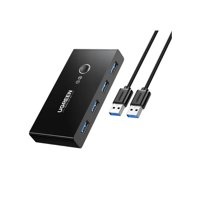 Ugreen USB 2.0 Sharing Switch 2 In 4 Out - 30767