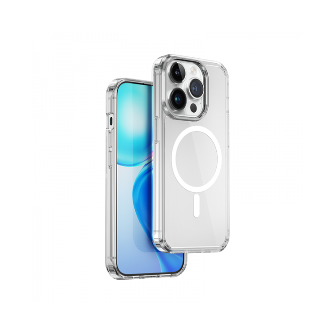 WiWU MCC-101 Premium Crystal Magnetic Case iPhone 15 Series - Transparent