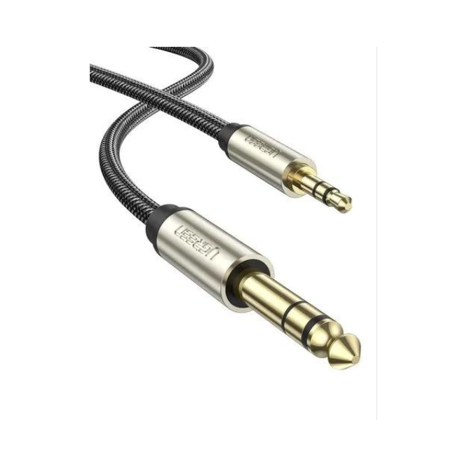 Ugreen 10630 3.5mm To 6.35mm TRS Stereo Audio Cable 5m - Gray