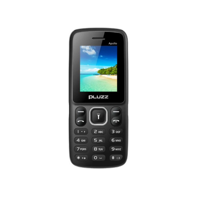Pluzz Apollo Button Phone - Black