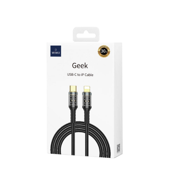 Wiwu WI-C016 Geek Series Type-C To Lightning PD Data Cable 30W 1.2 ...