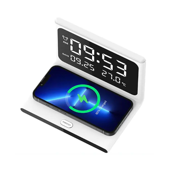 Recci RLS-L12 15W Wireless Charger Calendar - White