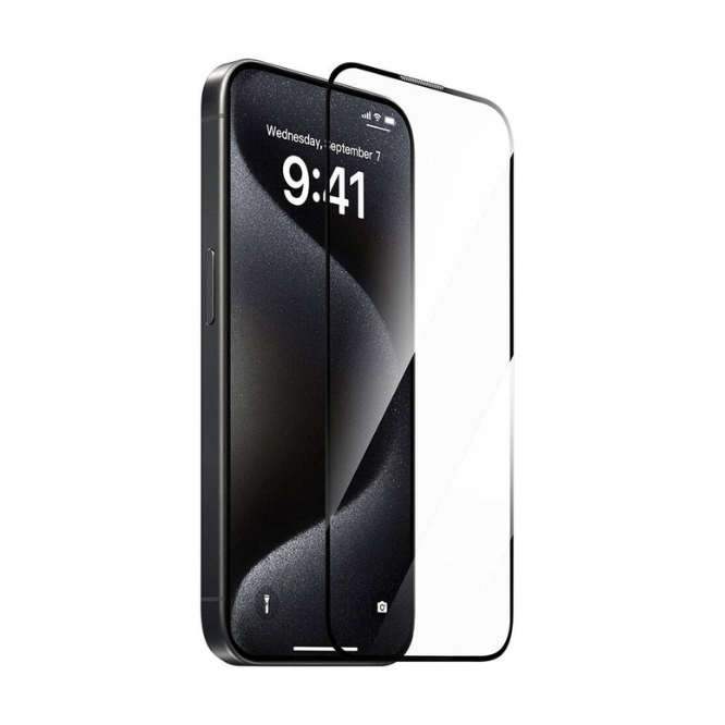 Wiwu GT-009 Crystal Super Clear Tempered Glass For iPhone 15 Pro Max