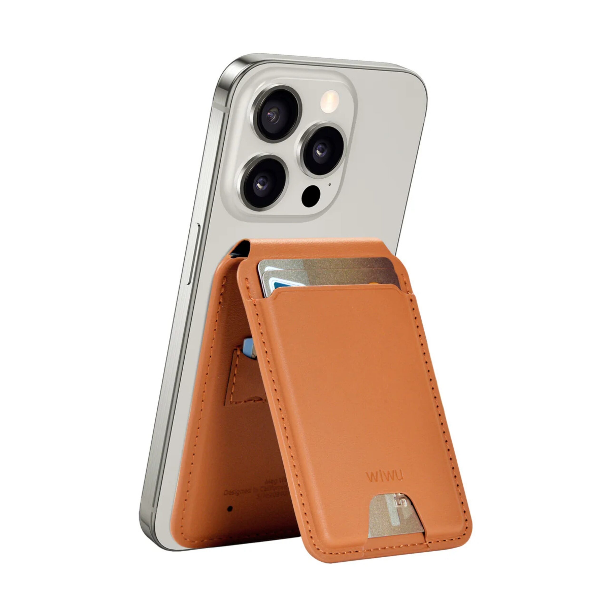 Wiwu Mag Wallet FM MW-005 Slim & Magnetic - Brown