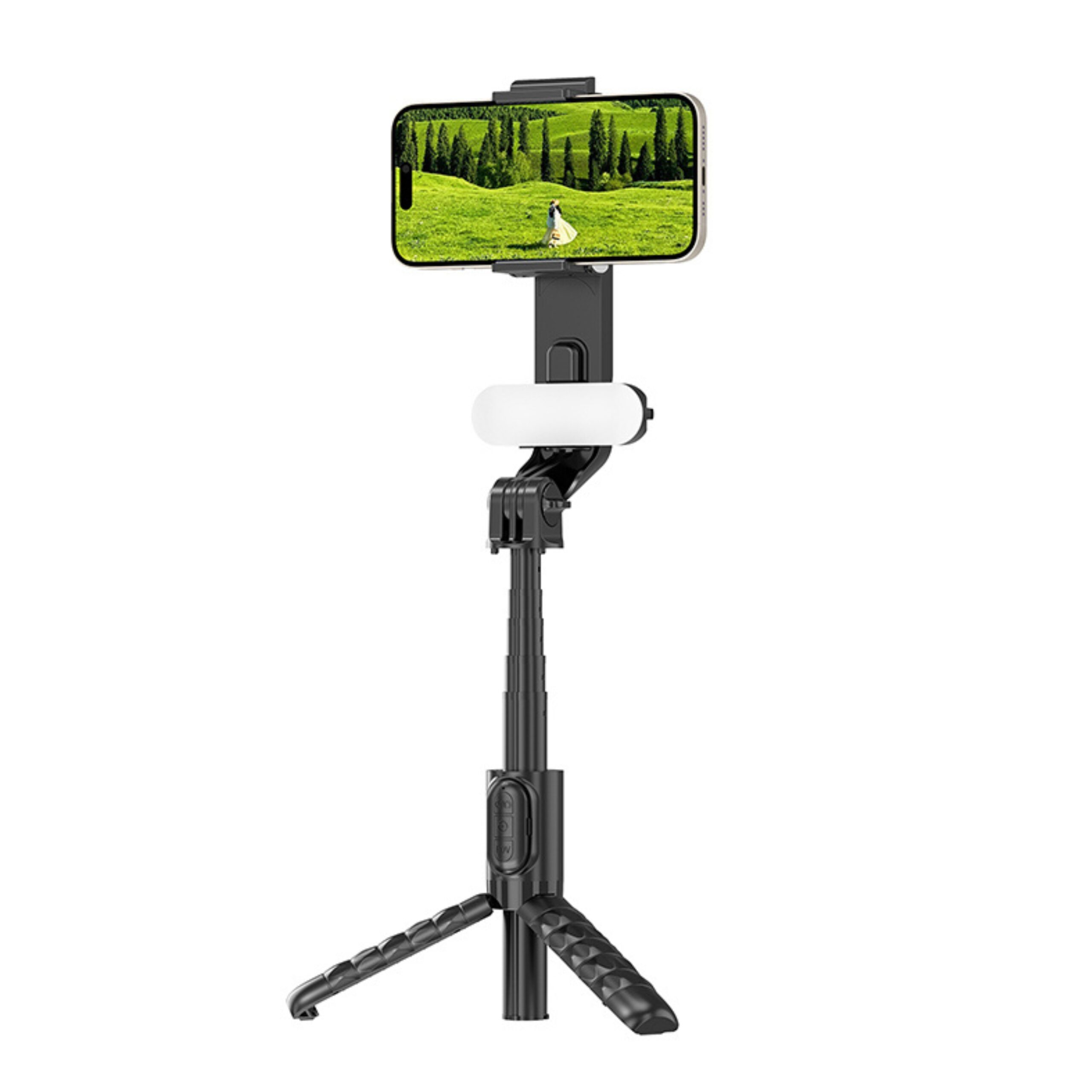 Wiwu Wi-SE013 Telescopic Tripod with Fill Light and Mini Selfie Stick
