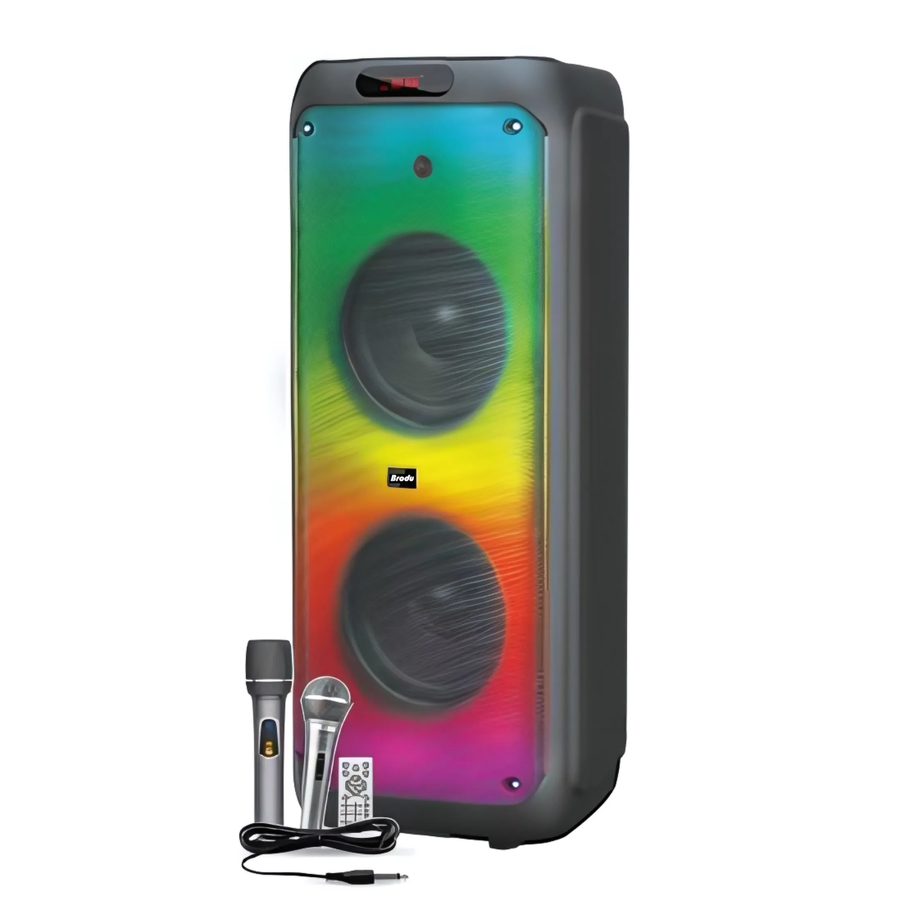 Brodu BTS-1938 Bluetooth Karaoke Speaker 37left.lk