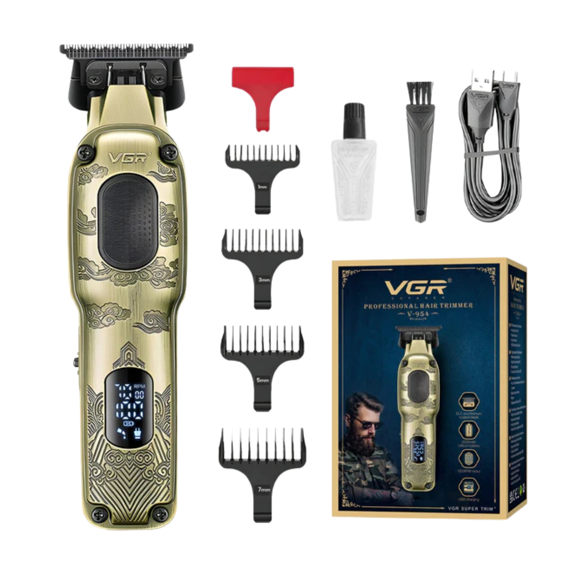 VGR V-954 Professional Wireless Hair Trimmer