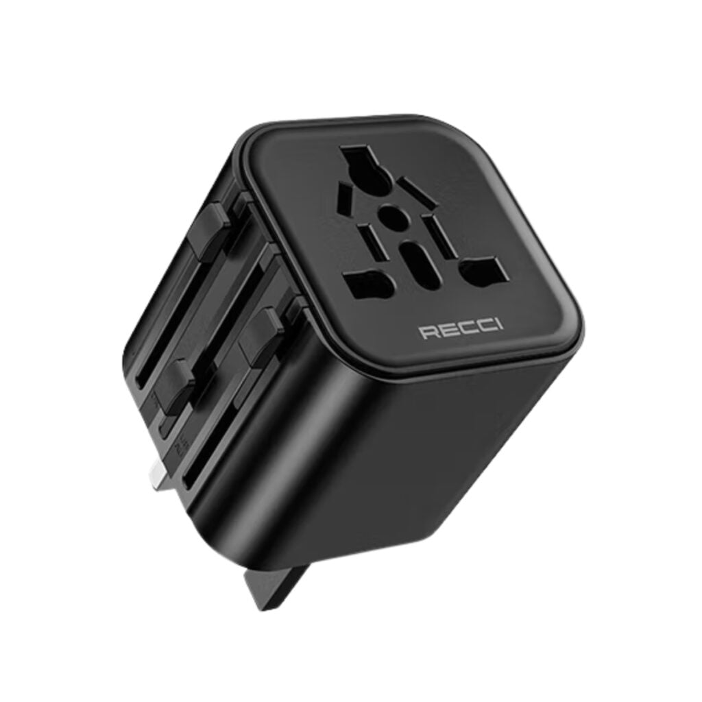 Recci RCG-N06 Small Shape Universal Safe Adapter - OTC.LK