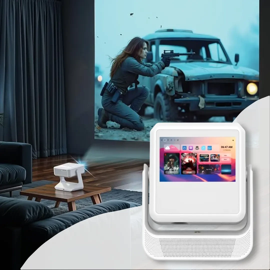 Smart Projector Oluneo utilisé à domicile