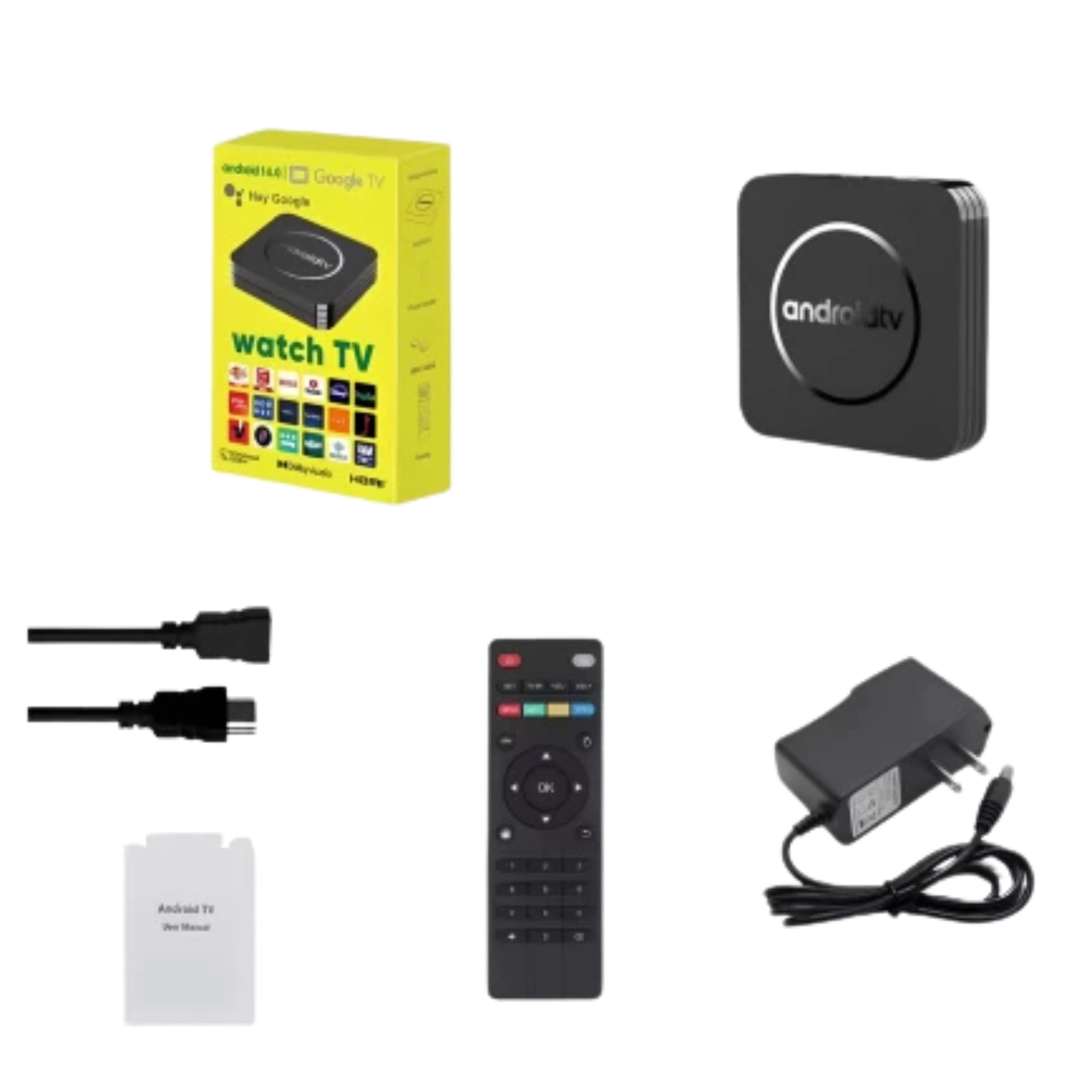 Google Tv Android 14.0 2+16 Watch Tv Box - A Grade - OTC.LK