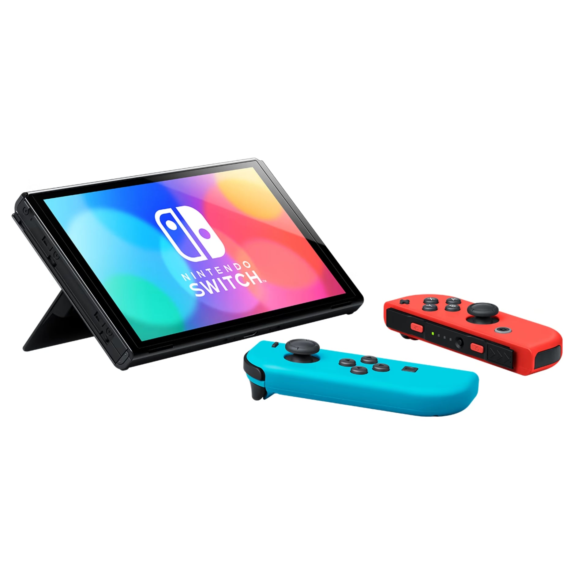 Nintendo Switch OLED Neon Red Blue Console - HEG-001 - OTC.LK Nintendo Switch OLED Neon Red Blue Console - HEG-001 - OTC.LK