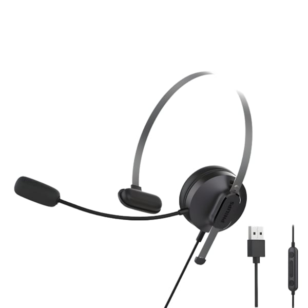 Philips SHM1028 USB Wired On-Ear Headphone