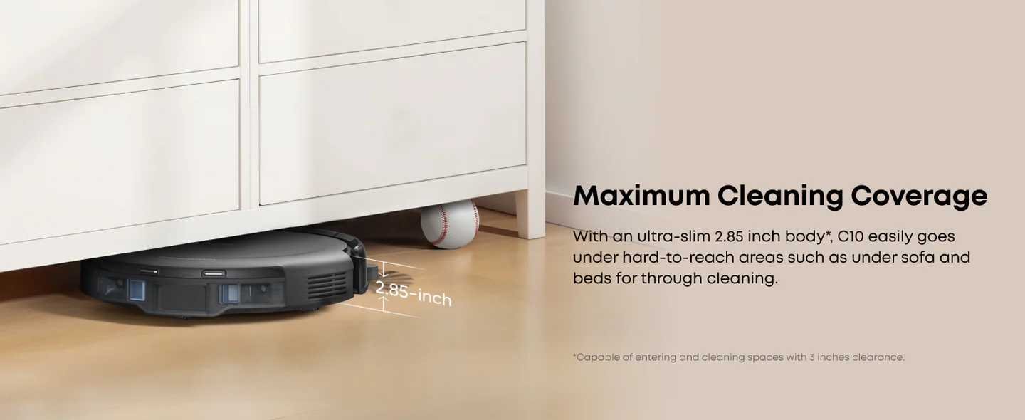 Anker Eufy C10 Robot Vacuum Auto-Empty | Smart Self-Cleaner