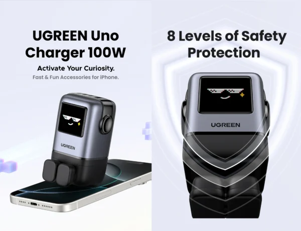 UGREEN UNO 100W 4 port GaN charger UK plug