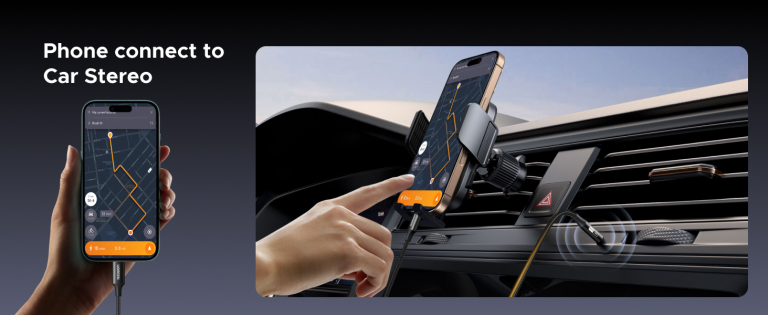 Type C to 3.5mm earphone adapter compact design