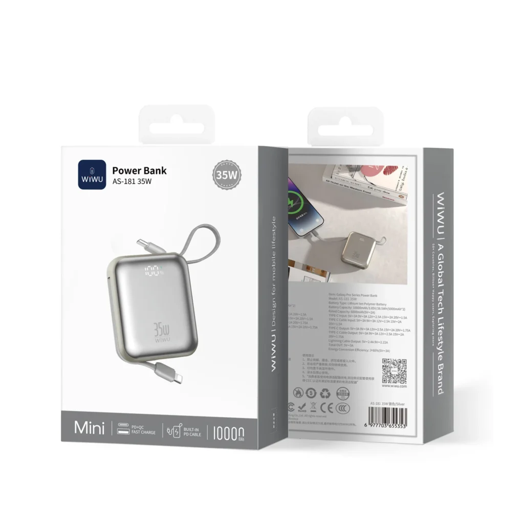 WIWU travel charger bank