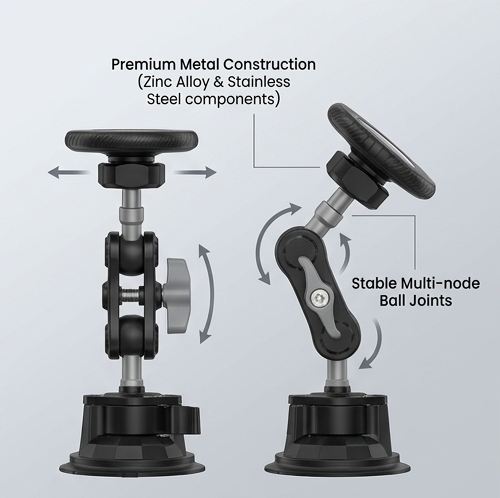YESIDO C281 magnetic car mount holder 360 rotation