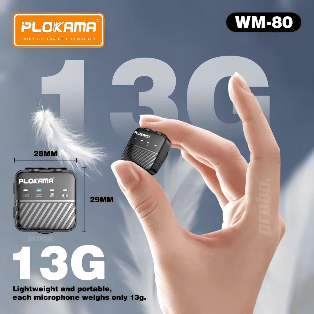 Plokama WM-80 microphone with receiver