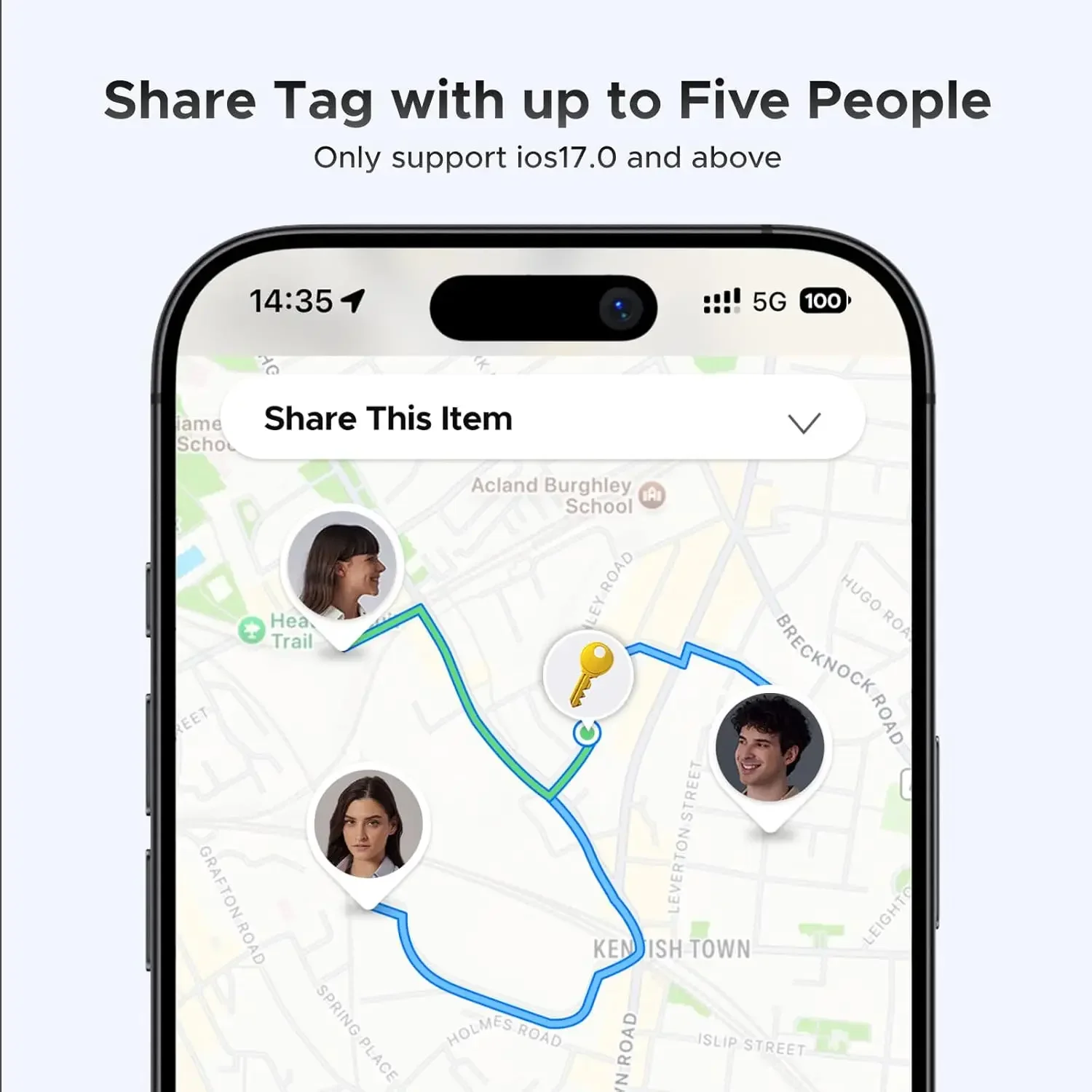 UGREEN 45297 Smart Finder Apple Find My support