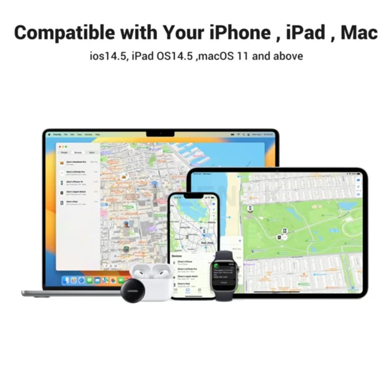 UGREEN smart finder tag for luggage tracking