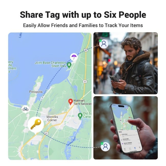 UGREEN Smart Bluetooth Finder Tracker for keys and wallets